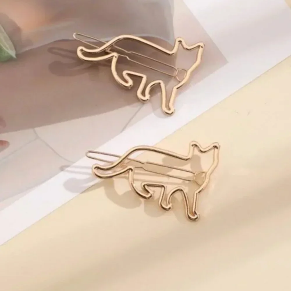 ⭐️❤️FREE Cat Animal Kitten Hipster Chic Artsy Pop Art Hair Boho Barrette Clips